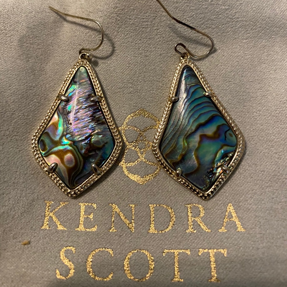 Kendra Scott Alex Gold Abalone Earrings